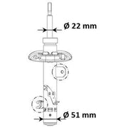 KYB Shock Absorber Damper Strut Front Left 3338061