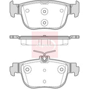 Apec Rear Brake Pad Set PAD2335