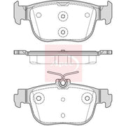 Apec Rear Brake Pad Set PAD2335