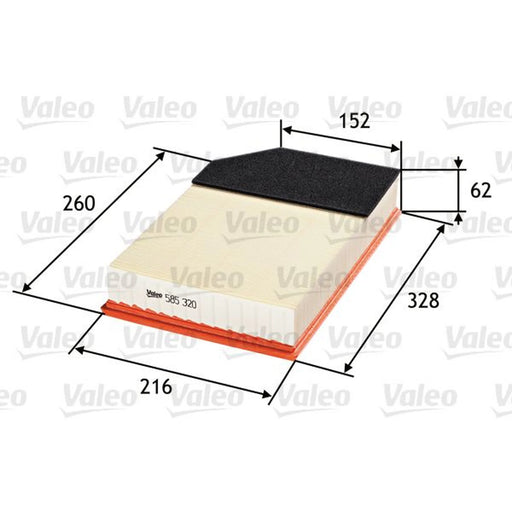 Valeo Engine Air Filter 585320