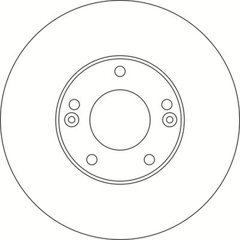 Abtex 2 x Vented Front Brake Discs BD1897V