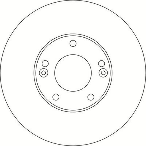 Abtex 2 x Vented Front Brake Discs BD1897V