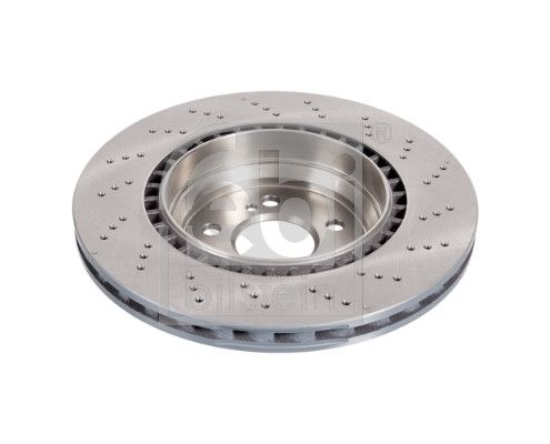 Febi 2 x Brake Disc Set Perforated/Vented Rear