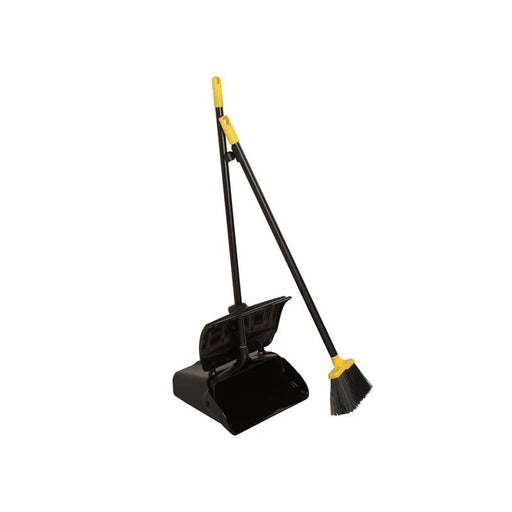 Bulldozer Heavy-duty Long Handled Dustpan and Brush Set - HQ.HDLPB.SET2