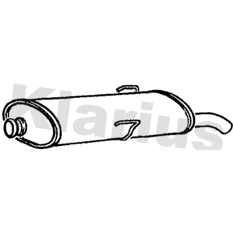 Klarius Box With Tail Pipe Rear PG540D