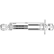 Juratek Brake Hydraulic Hose Line Rear JBH1286