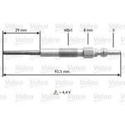 Valeo Diesel Engine Glow Plug 345206