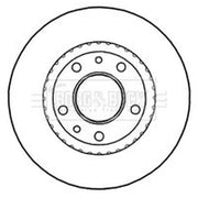 Borg & Beck 2 x Vented Front Brake Discs BBD4652