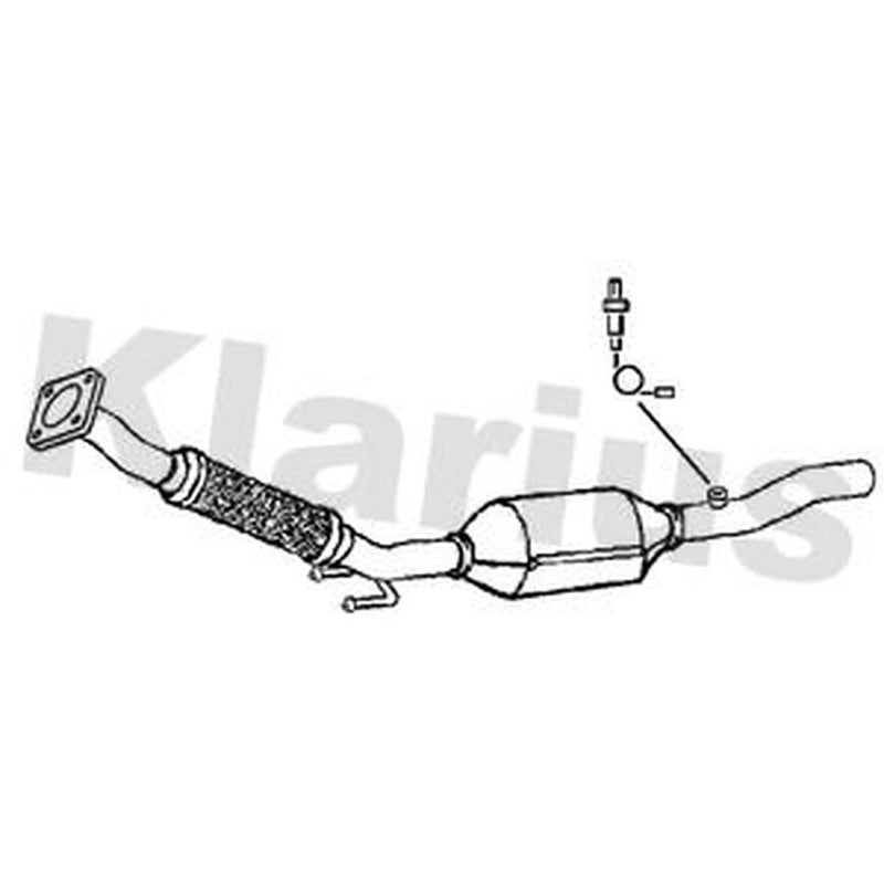 Klarius Catalyst T/A With Pipe (Kit 402535) Front 321936