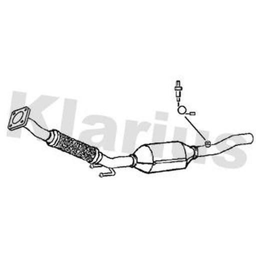 Klarius Catalyst T/A With Pipe (Kit 402535) Front 321936