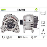 Valeo Car Alternator 12V 439491