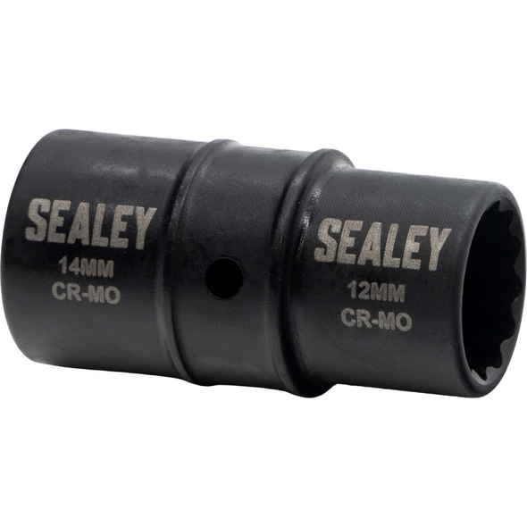Sealey 1/4"Dr Flip Socket 12 x 14mm