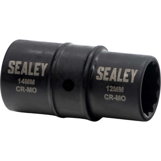 Sealey 1/4"Dr Flip Socket 12 x 14mm