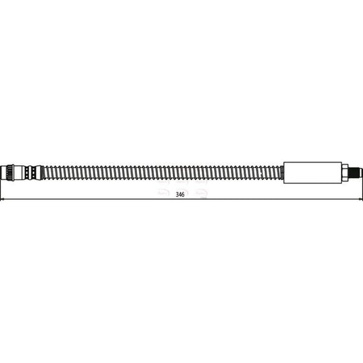 Apec Brake Hydraulic Hose Line Front HOS3485