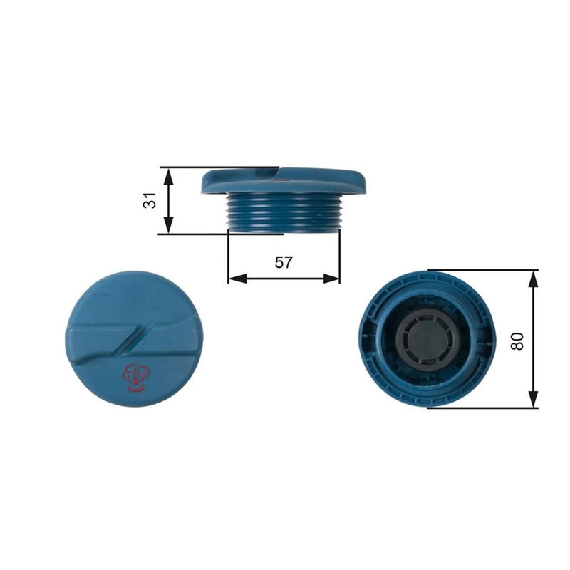 Gates Coolant Expansion Tank Cap RC234