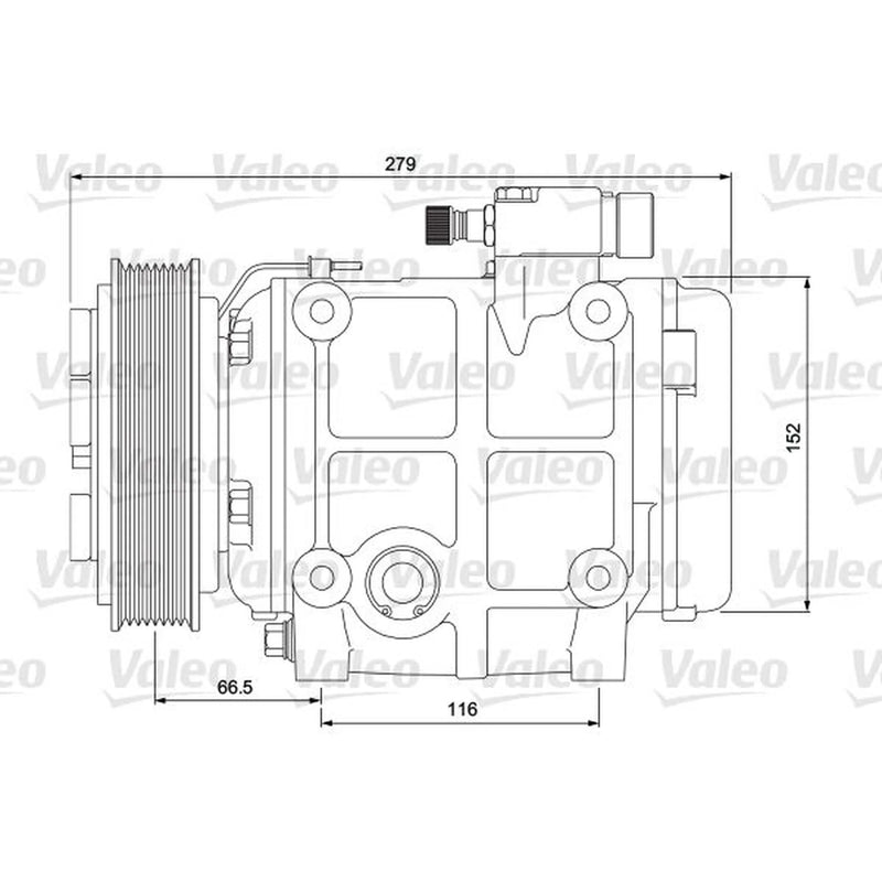 Valeo Air Conditioning Compressor 700873