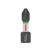 Bosch Powertool Accessories Impact Control Screwdriver Bit PZ2 (Pack 25)