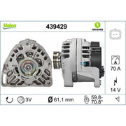 Valeo Car Alternator 12V 439429