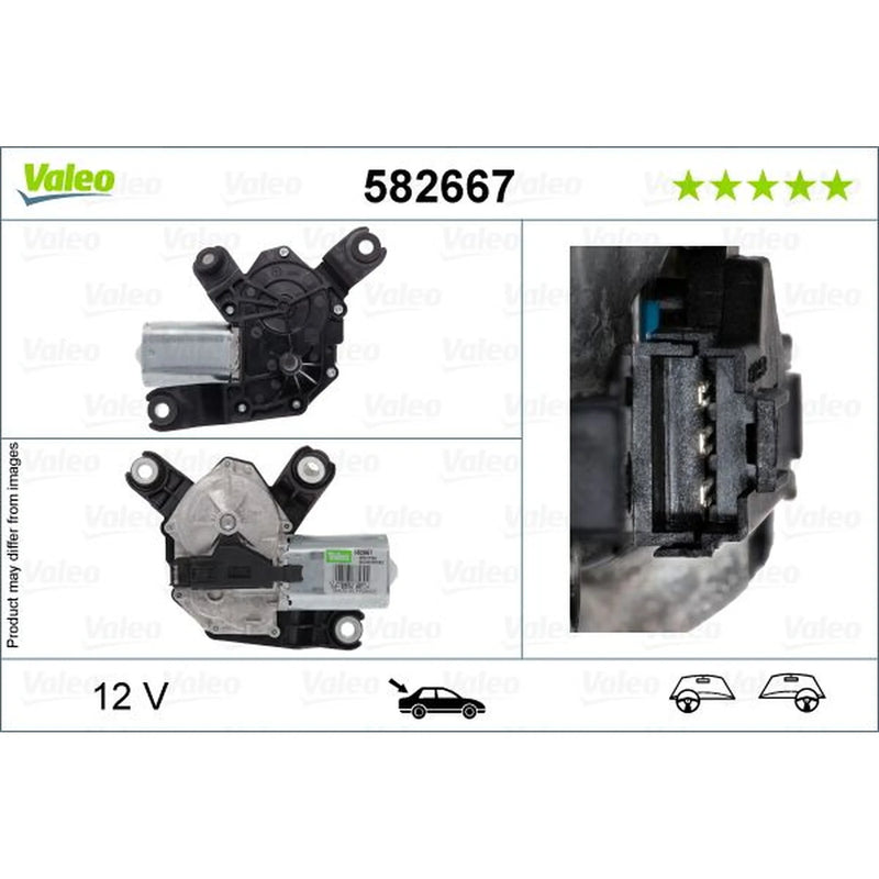 Valeo Front/Rear Wiper Motor Rear 582667