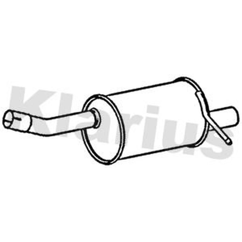 Klarius Box With Tail Pipe Rear DC17V