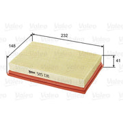 Valeo Engine Air Filter 585138