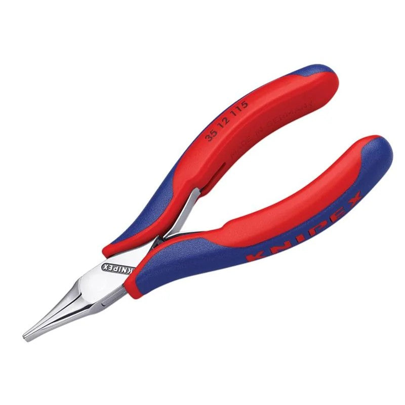 KNIPEX 35 12 115 Electronics Pliers, Flat Jaw 115mm - 35 12 115 SB