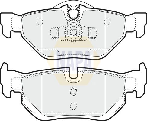 NAPA Front & Rear Pads fits ALPINA BMW