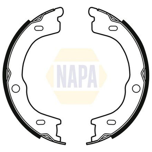 NAPA Parking Brake Shoe Set NBS5057