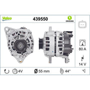 Valeo Car Alternator 12V 439550
