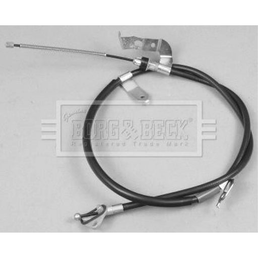 Borg & Beck Handbrake Cable Left Rear BKB3765