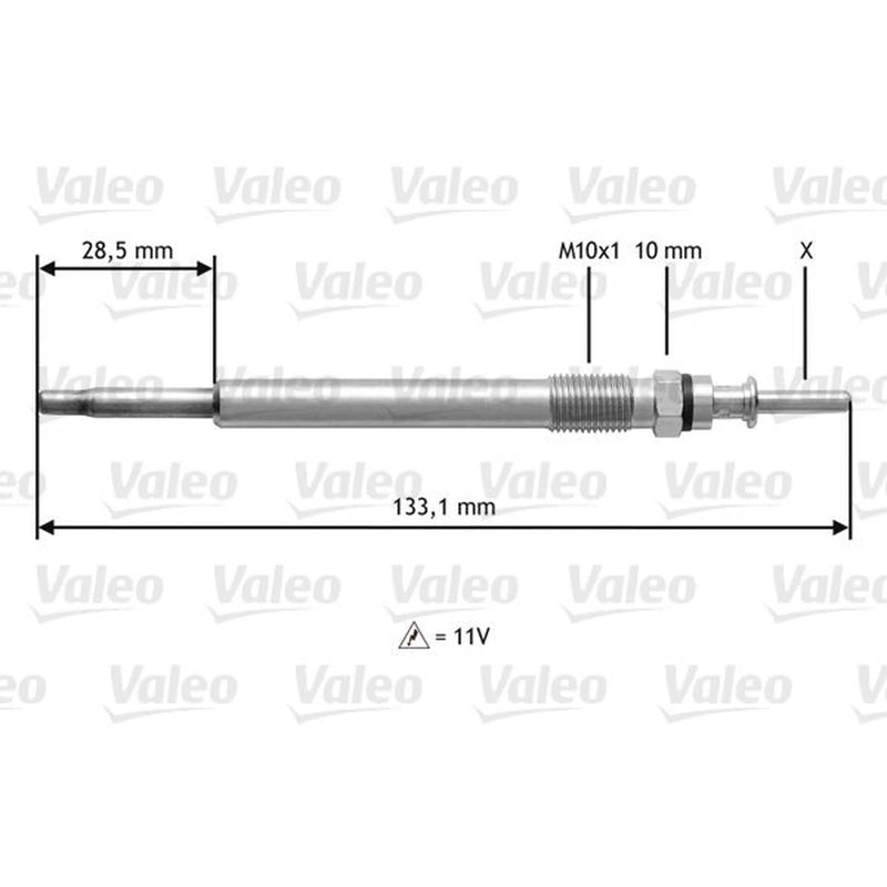 Valeo Diesel Engine Glow Plug 345113