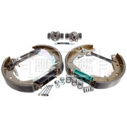 Borg & Beck Brake Shoe Set Axle Kit BBS1022K