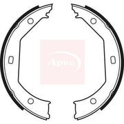 Apec Parking Brake Shoe Set SHU594