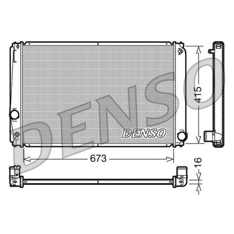 Denso Engine Radiator DRM50051