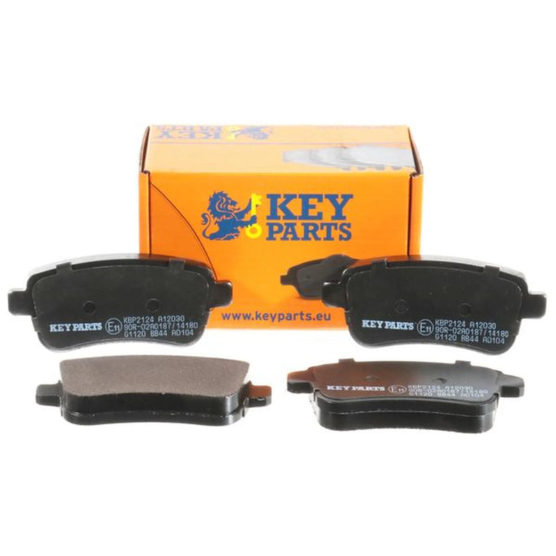 Key Parts 4 x Rear Brake Pad Set KBP2124