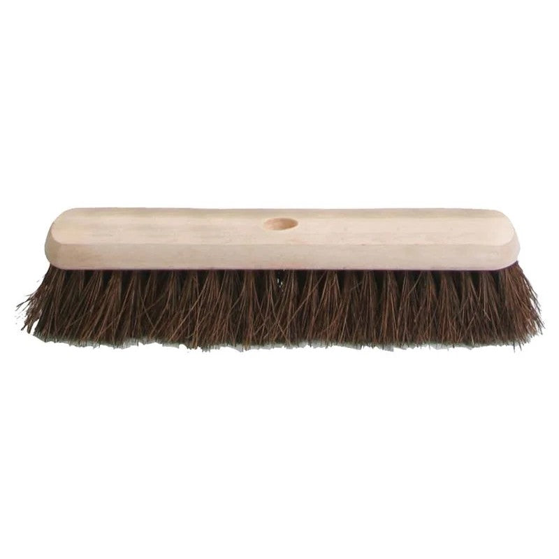 Faithfull Natural Bassine Platform Broom Head 450mm (18in) - FAIBRBAS18
