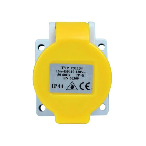 Faithfull Power Plus IP44 Panel Socket 16A 110V - FPPPANSOC16