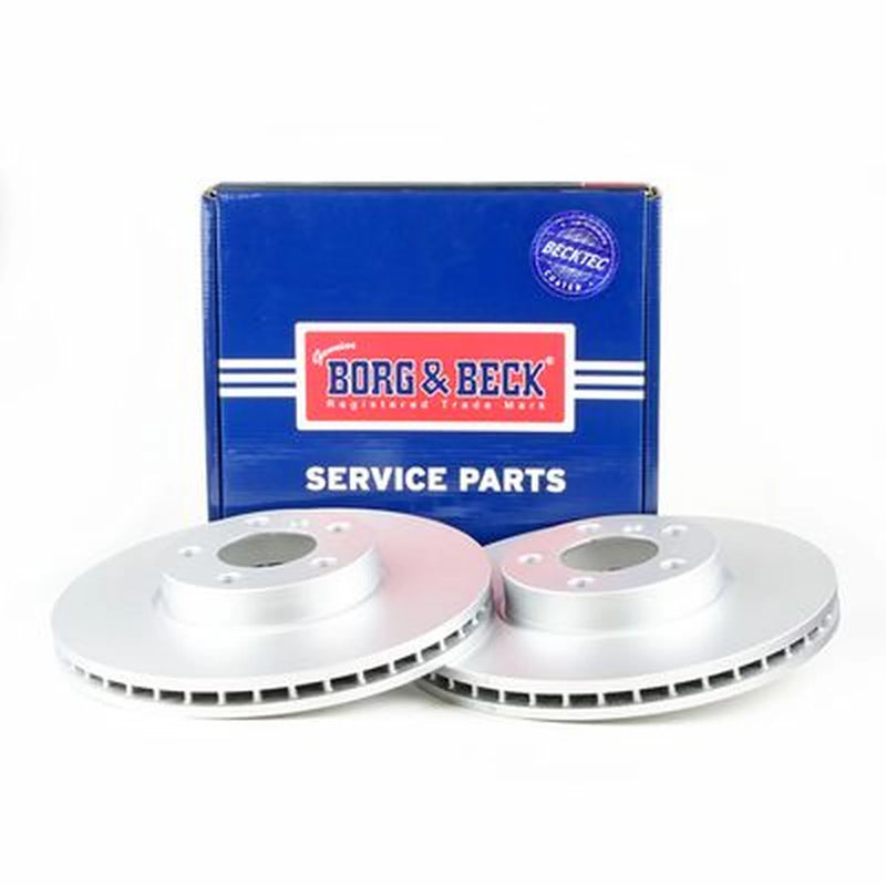 Borg & Beck 2 x Vented Front Brake Discs BBD4725