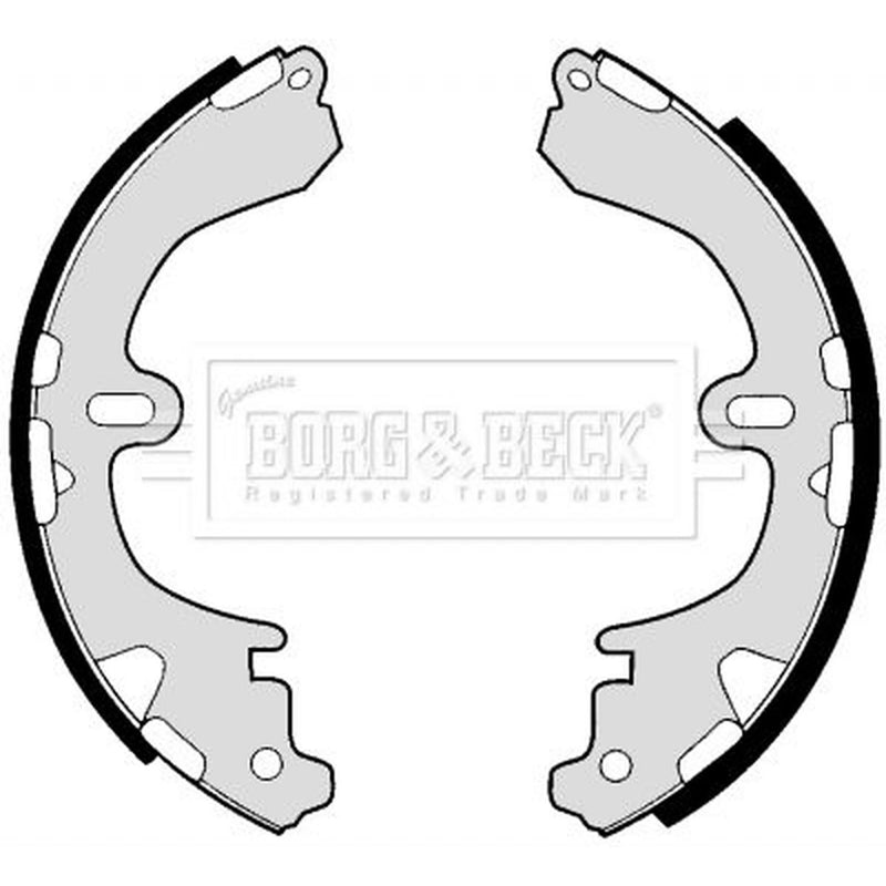 Borg & Beck Brake Shoe Set Axle Kit BBS6249