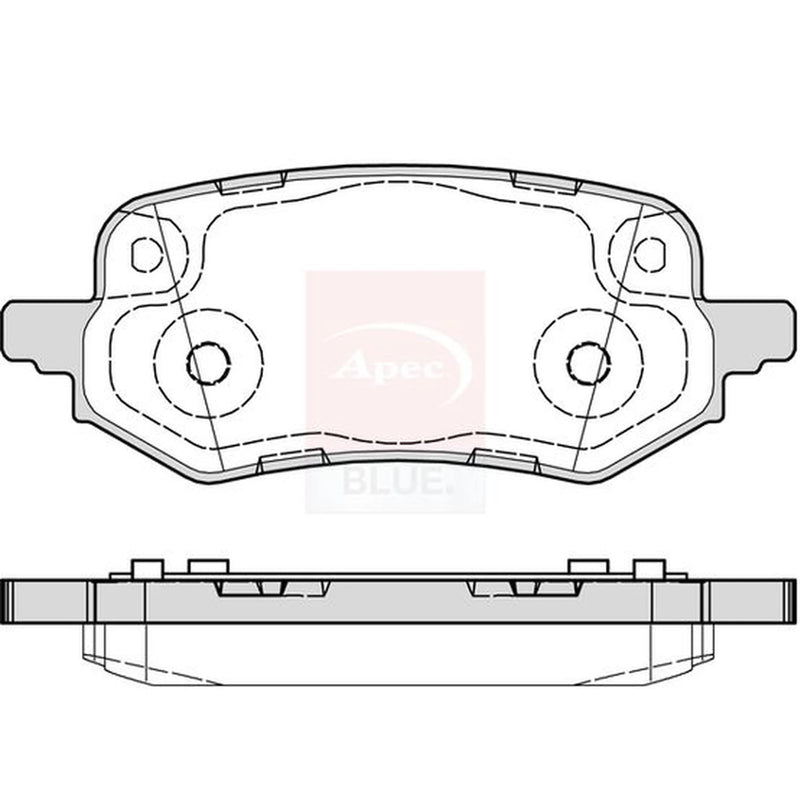 Apec Rear Brake Pad Set PD3947