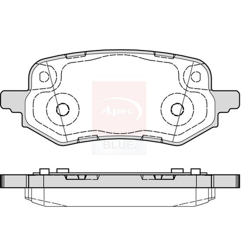 Apec Rear Brake Pad Set PD3947