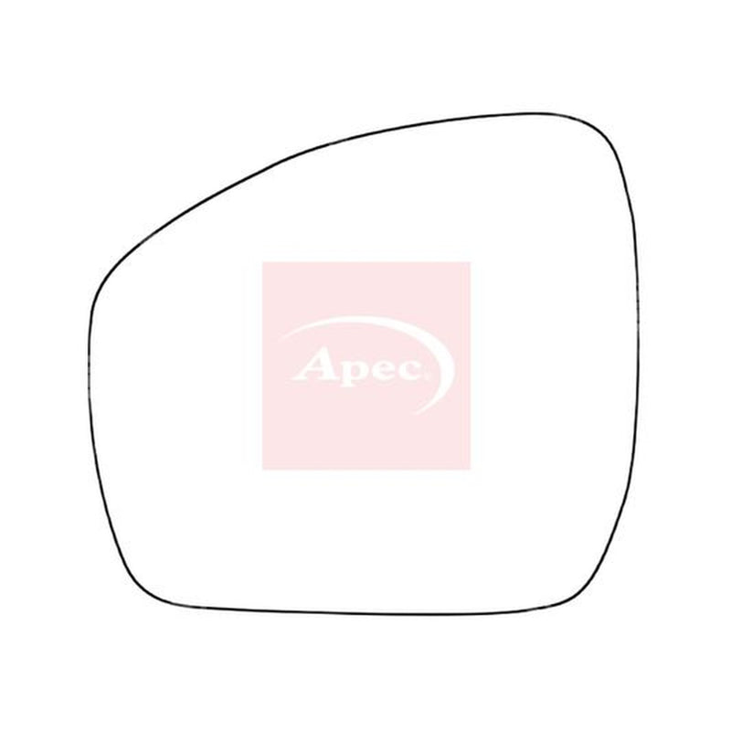 Apec Exterior Wing Mirror Glass Left AMS2669