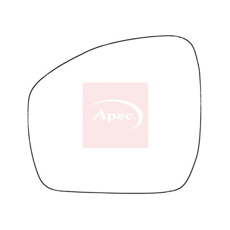 Apec Exterior Wing Mirror Glass Left AMS2669