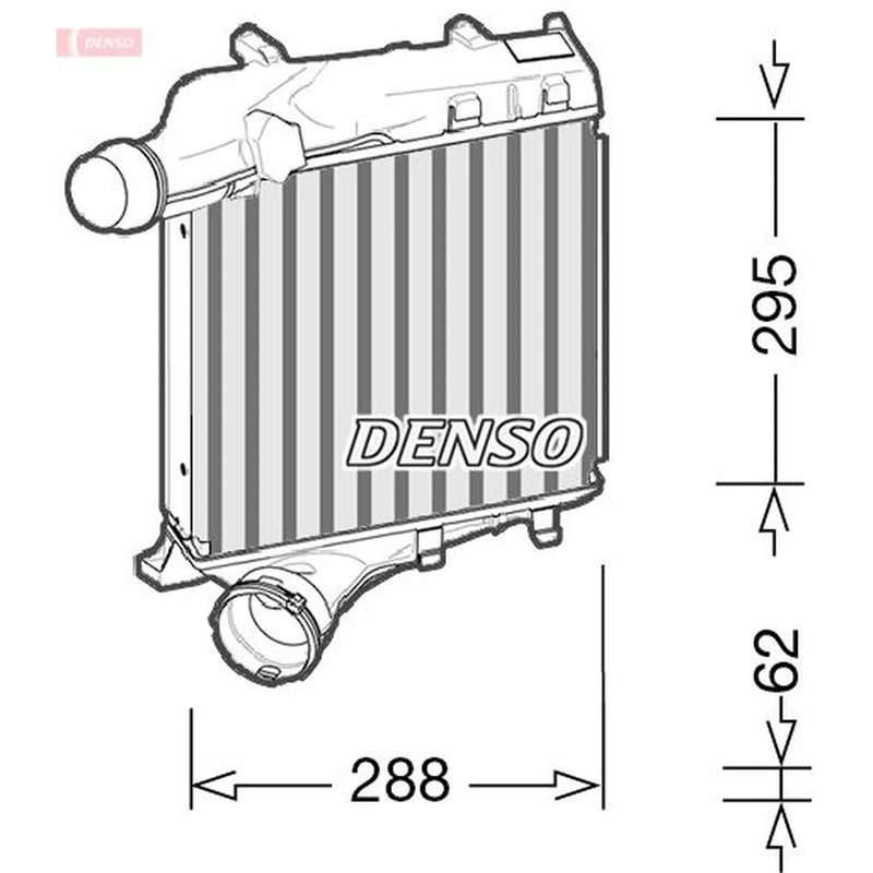 Denso Intercooler (Charge Air Cooler) DIT28021