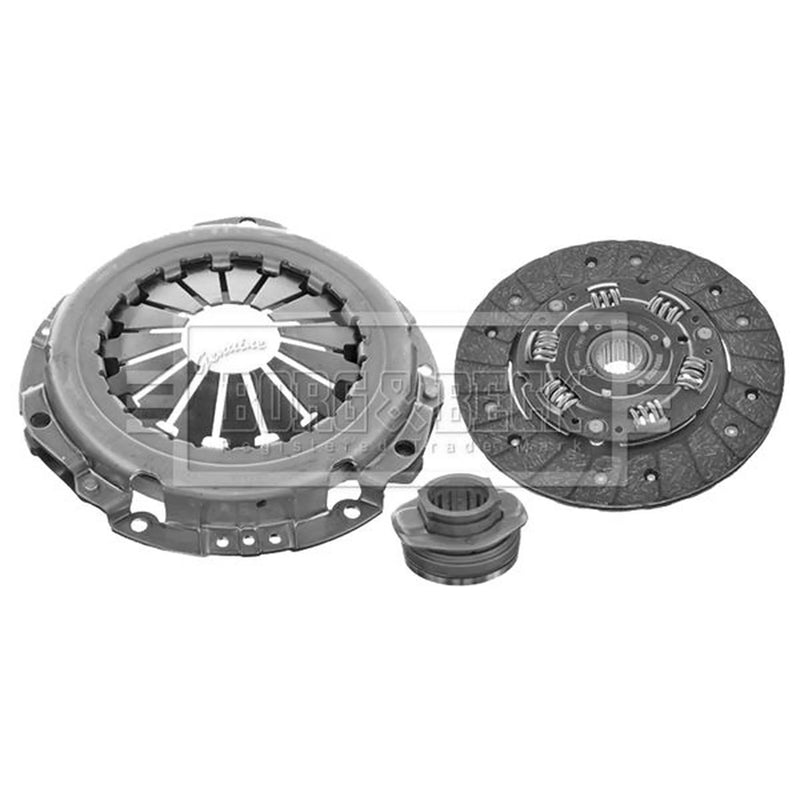 Borg & Beck Clutch Kit Set 3pc 200mm HK6783