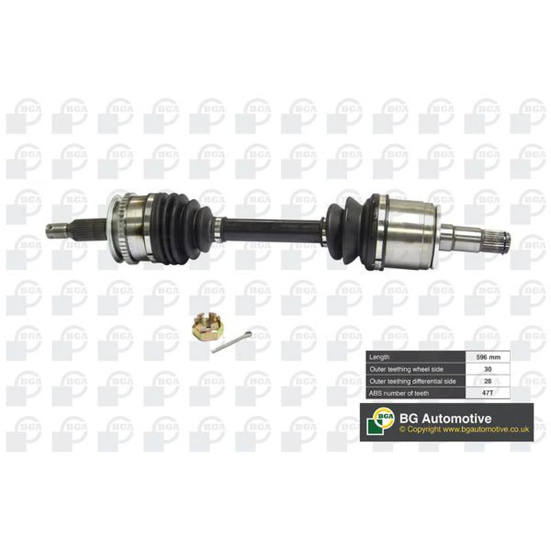 BGA CV Drive Shaft Driveshaft Front Left DS6101L