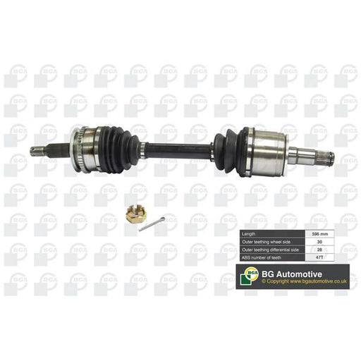 BGA CV Drive Shaft Driveshaft Front Left DS6101L