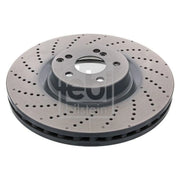 Febi 2 x Perforated/Vented Front Brake Discs 44071