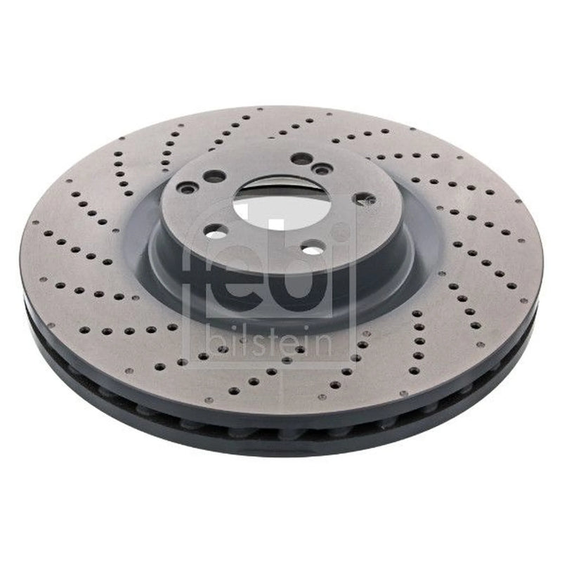 Febi 2 x Perforated/Vented Front Brake Discs 44071