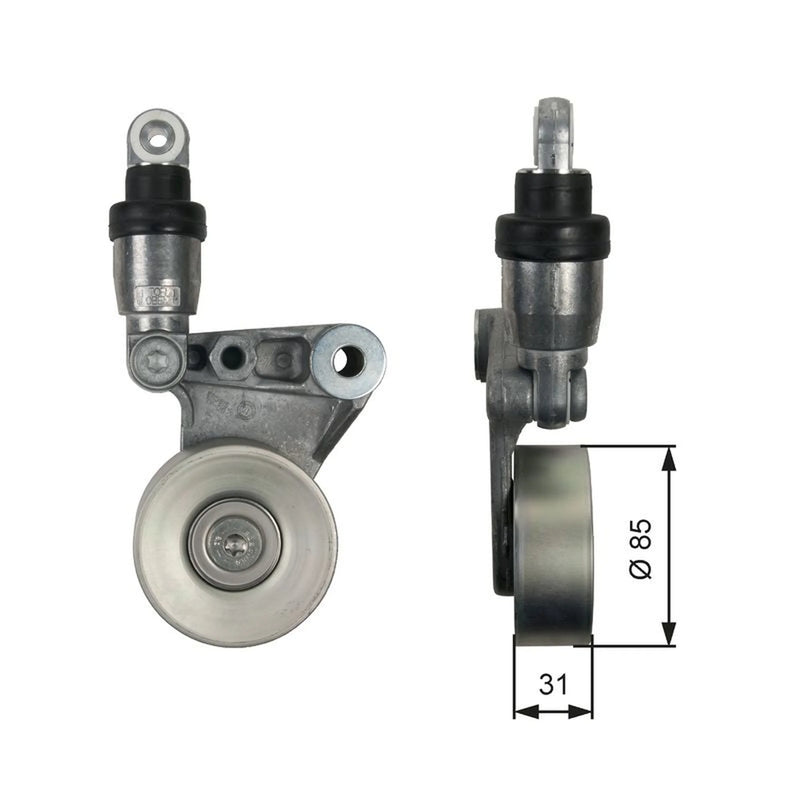 Gates Auxiliary Belt Tensioner T39214